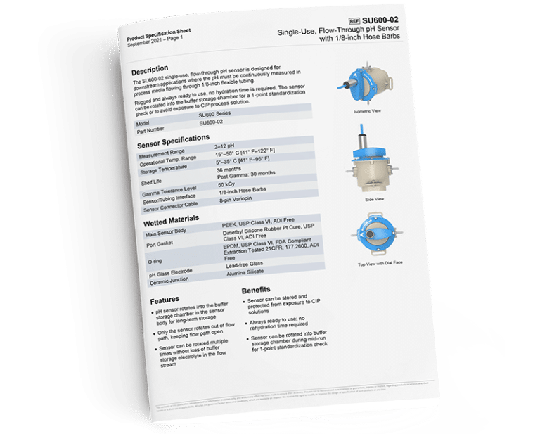 Product Specification Sheet September 2021 - SU600-02