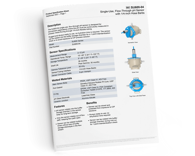 Product Specification Sheet September 2021 - SU600-04